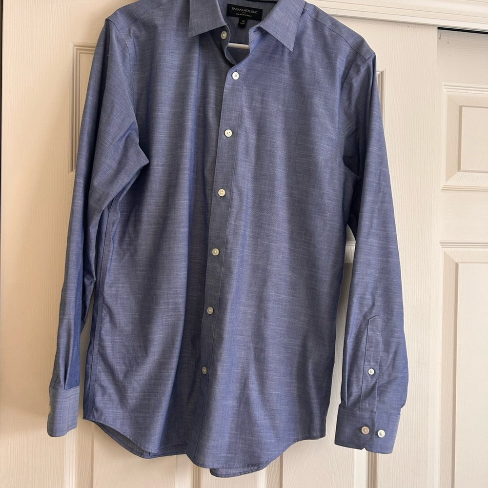 Banana Republic Blue Button Down Shirt